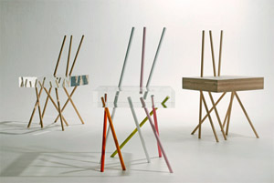 Stick Chair © Emmanuelle Moureaux.